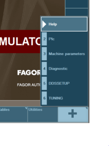 Come modificare la lingua del simulatore CNC Fagor 8065